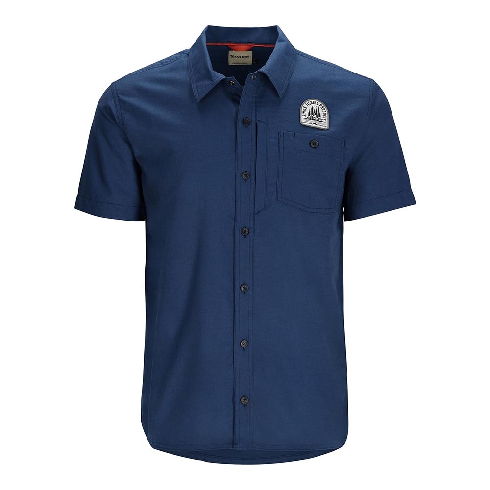 Simms Shop Shirt Men's in Navy 2